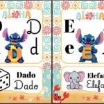 Alfabeto + Números do Stitch