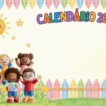 Calendário Infantil 2026 - Modelo 2