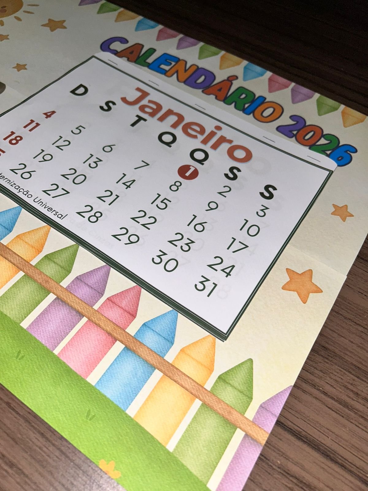 Calendário Infantil 2026 - Modelo 2 - Imagem 4